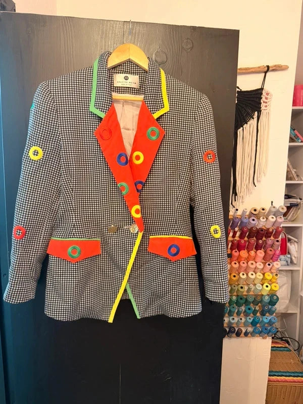Arlette Neym amazing vintage designer blazer, so unique!