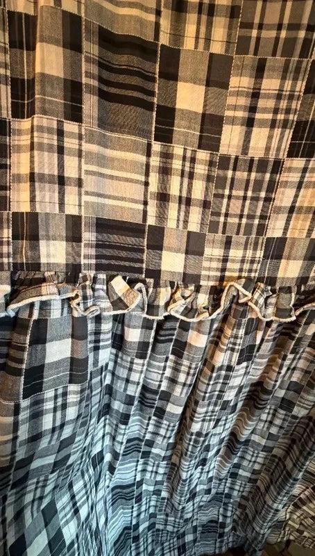 YMC You Must Create London Casual Plaid Dress Size M/L