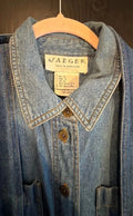 Vintage Jaeger Denim Shirt Dress with Belt Size 14