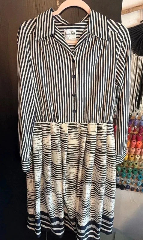 Vintage Union Label Jennifer Gee Striped dress