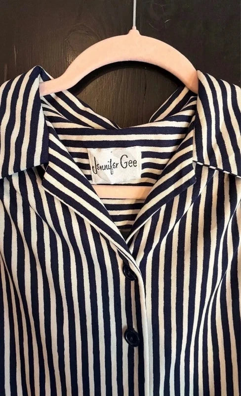 Vintage Union Label Jennifer Gee Striped dress