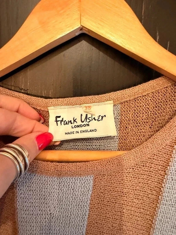Frank Usher vintage knitted tank top