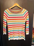 Marccain metallic rainbow knit top