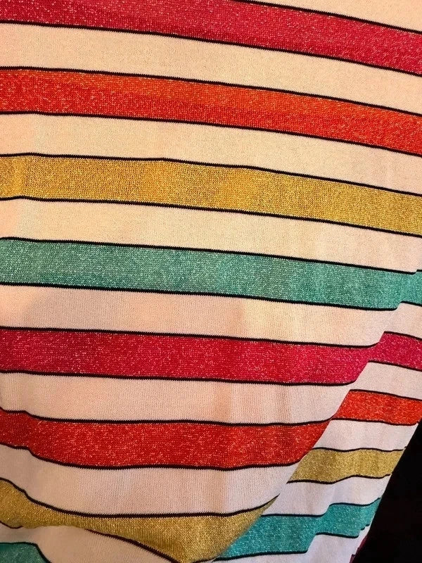 Marccain metallic rainbow knit top