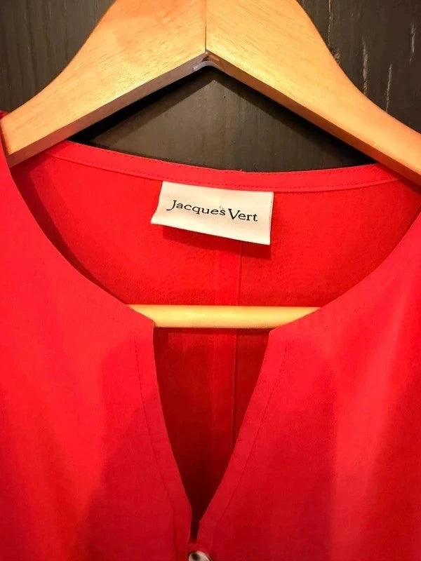 Jacques Vert coral midi shirt dress