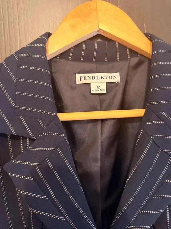 Stunning Pendleton pinstripe blazer