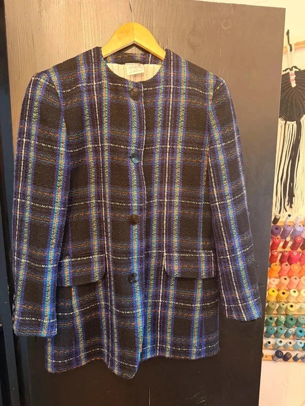 Vintage Alexon tweed check blazer