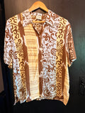 Vintage 80s patterned shirt size 12