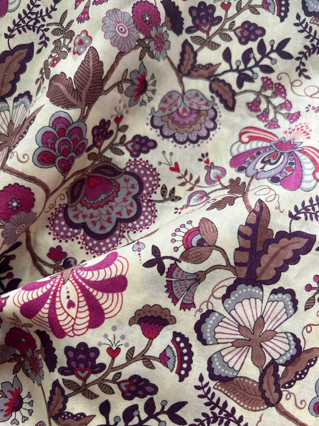 ‘Mabelle’ Pink Tana Lawn Cotton Pussybow Tie Collar