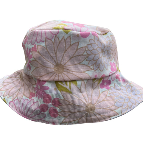 Iris Purple & Pink Reversible Bucket Hat