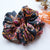 Autumn paisley maxi scrunchie, made from a beautiful paisley chiffon in Autumnal hues and recycled elastic.