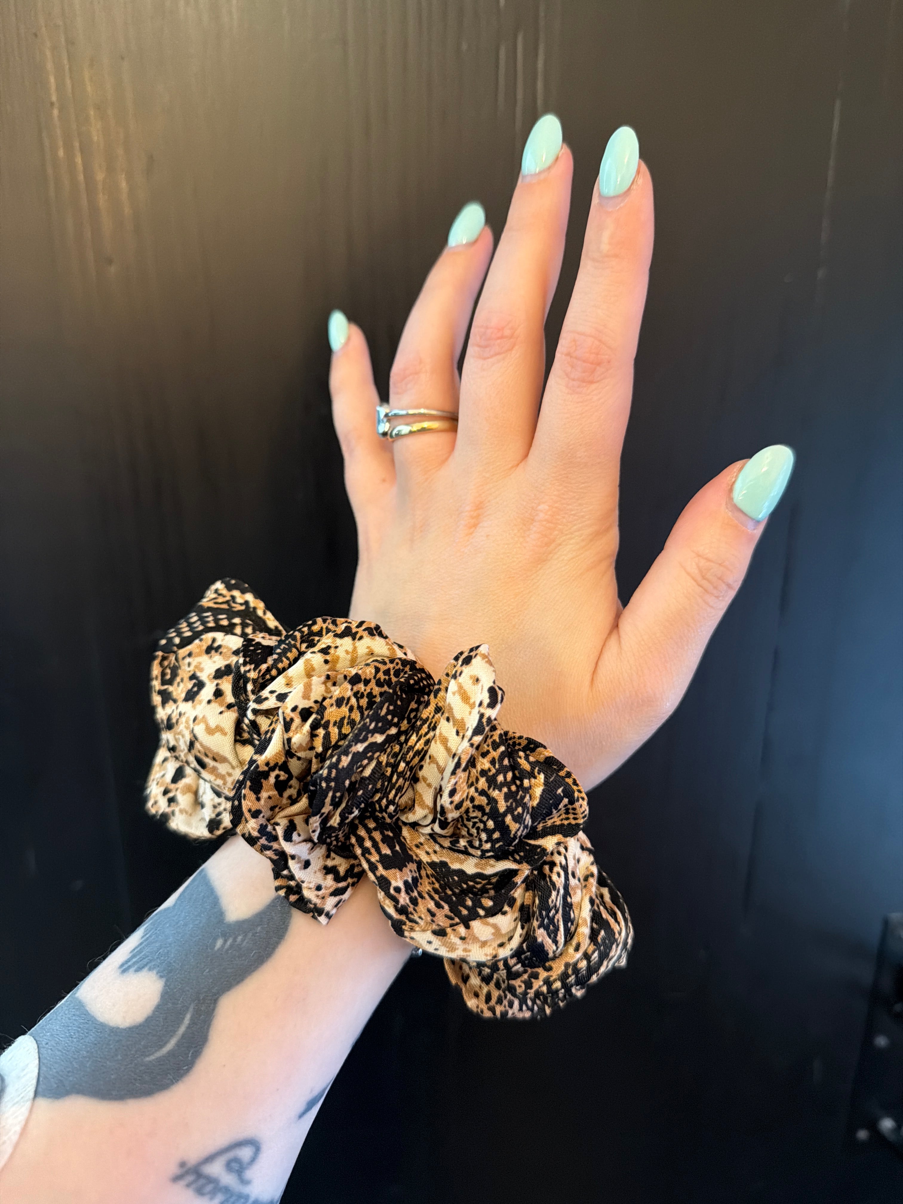 Snake print Scrunchie