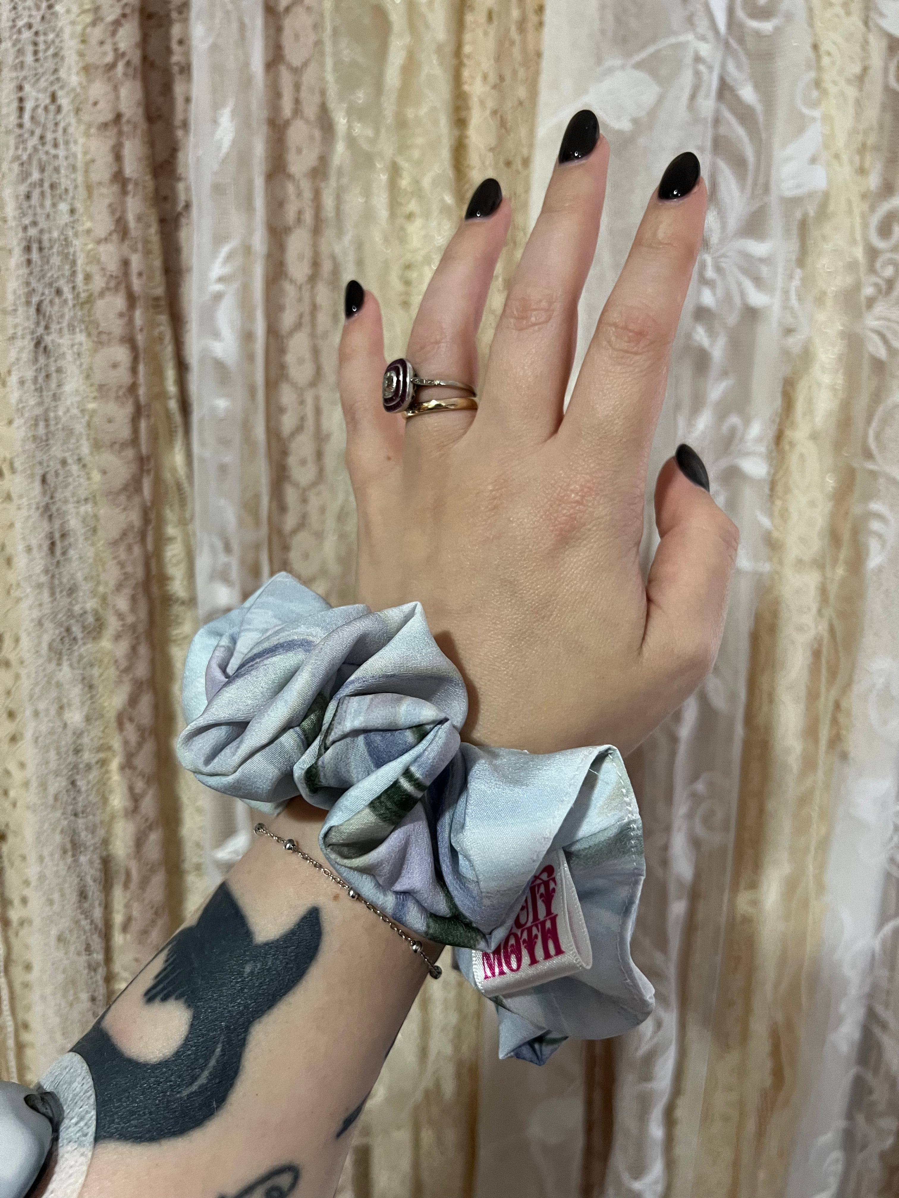 Blue Waves Scrunchie