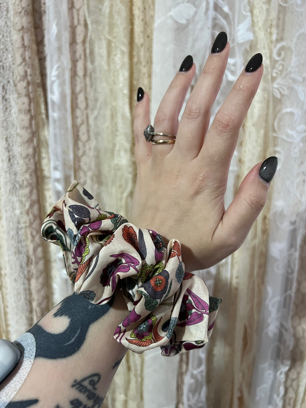 Cheerful Blooms Scrunchie