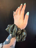 Bronze Metallic Scrunchie
