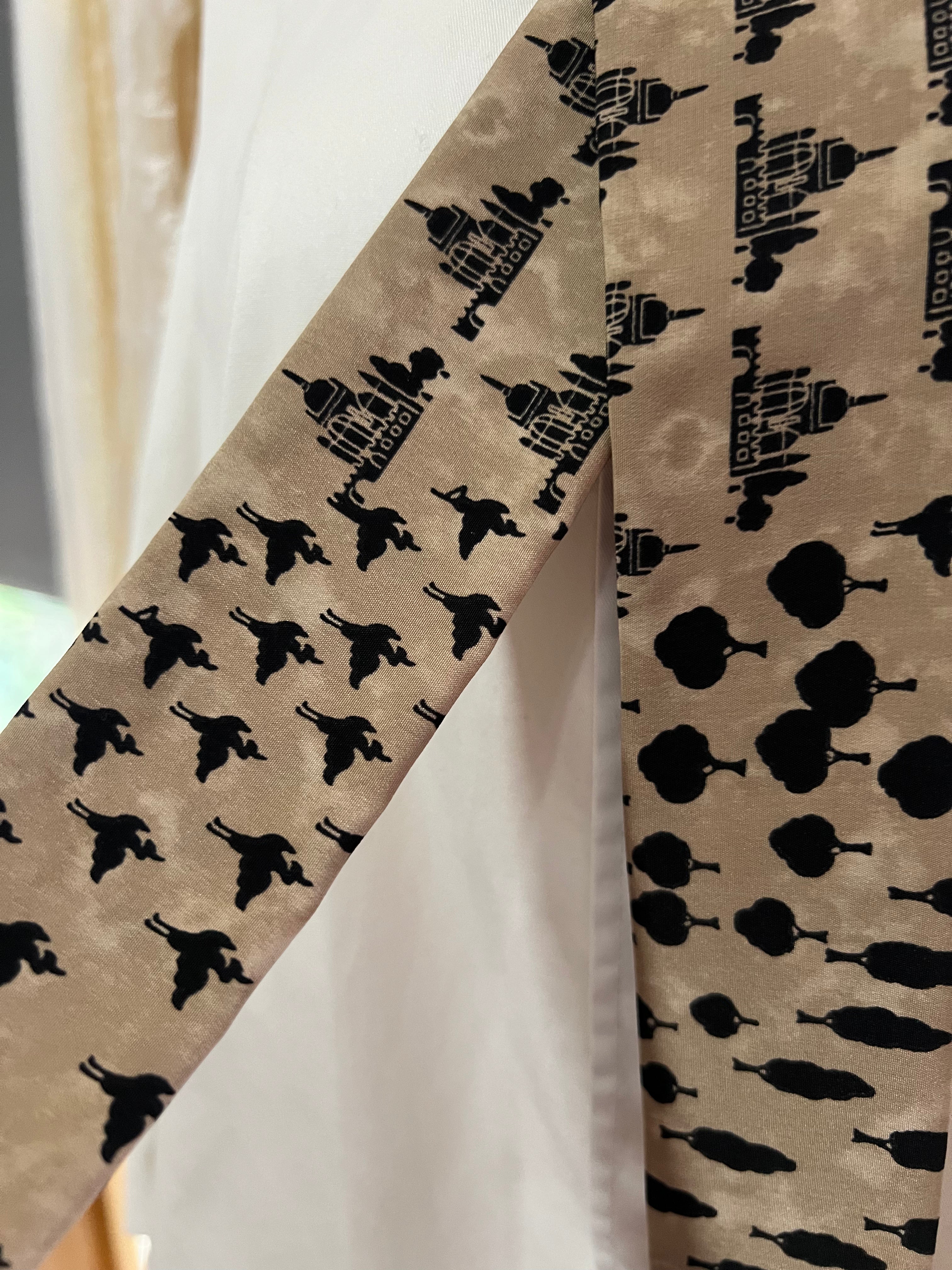 Gold Palace Skinny Scarf