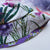 Purple 70s floral & tropical blooms pattern reversible bucket hat - the perfect casual but unique headwear for Summer. She is fully reversible made from a stunning purple 70s floral bedsheet to one side, and a tropical blooms pattern to the other.