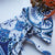 Moroccan Tile Blue Reversible Collar