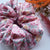 Pink Ditsy Floral Midi Scrunchie