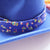 Electric Blue Cowboy Hat With Liberty Trim