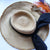 Wide Brim Straw Hat with Black Silk Tie