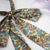 Liberty Teal & Purple Floral Pussy Bow