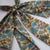 Liberty Teal & Purple Floral Pussy Bow