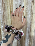 Midnight Floral Scrunchie