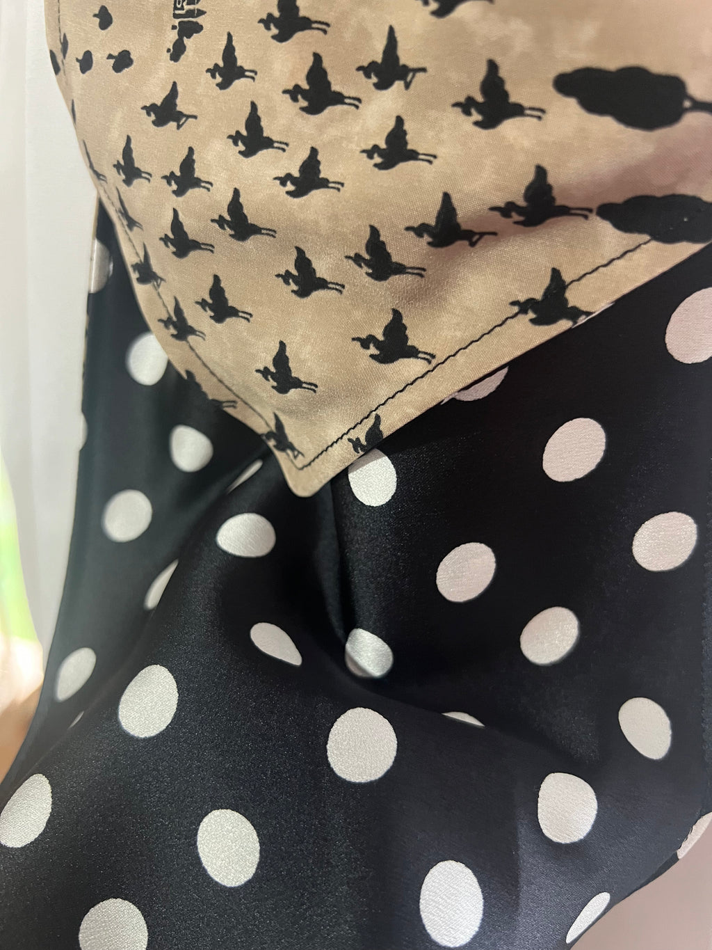 Palace and Polkadot Reversible Cravat