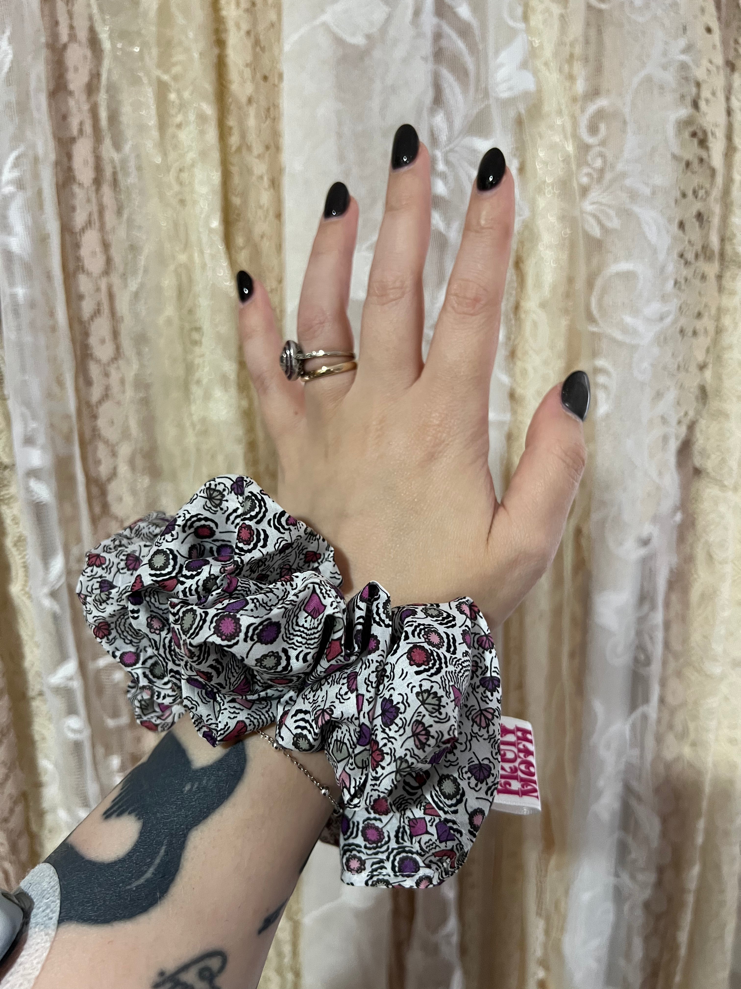 Whimsical Bloom Scrunchie