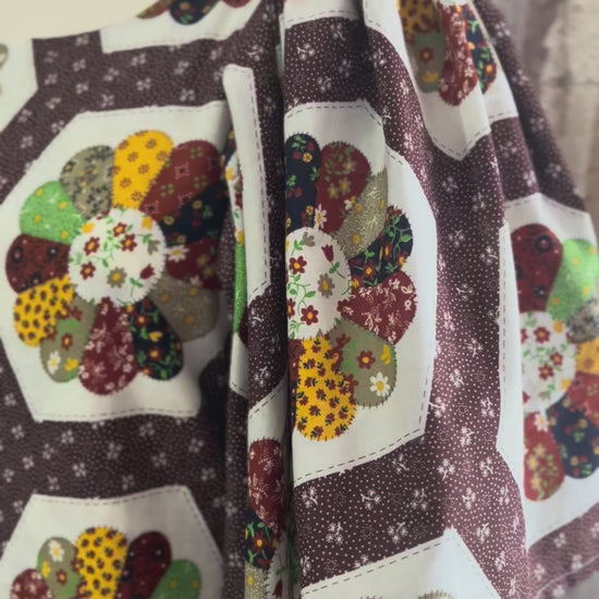 'Elsie' Vintage Hexie Blossom Dress video